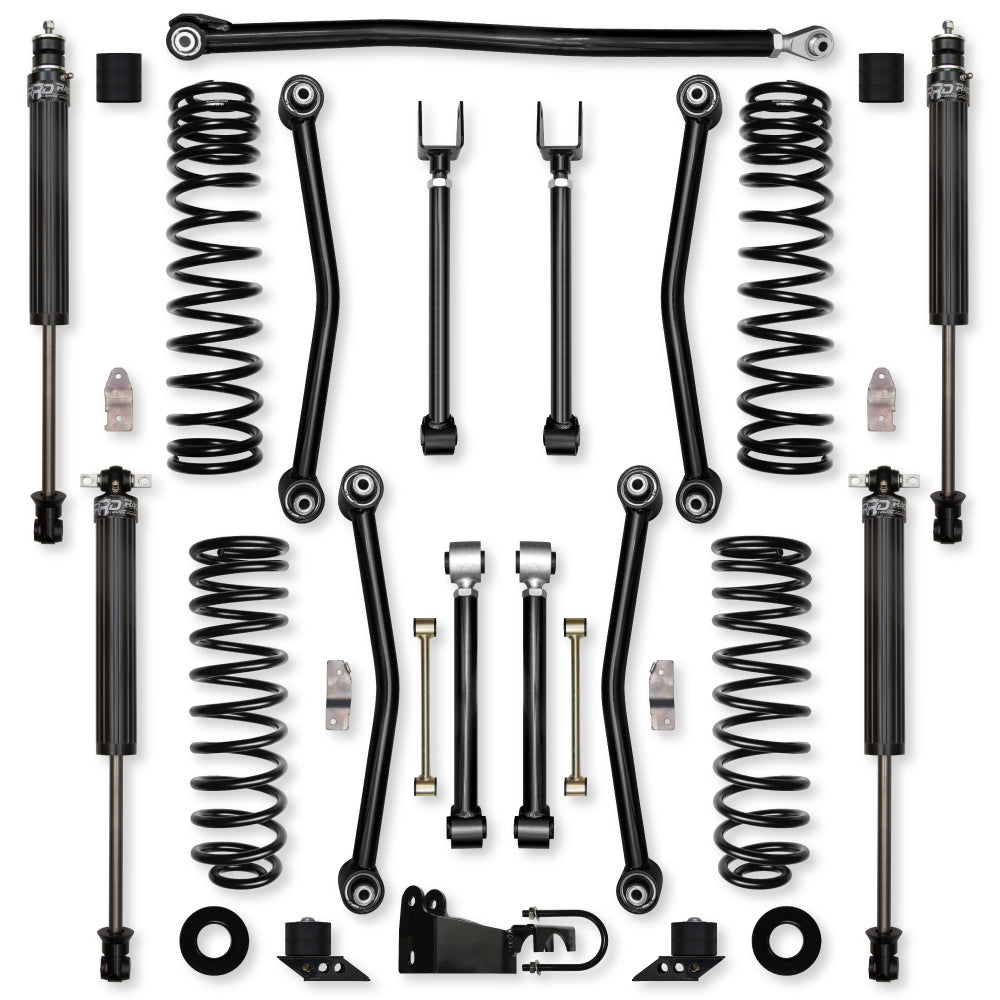 3.5 Inch Ultimate Adventure Suspension System for Jeep Wrangler JK With IFP Shocks Rock Krawler