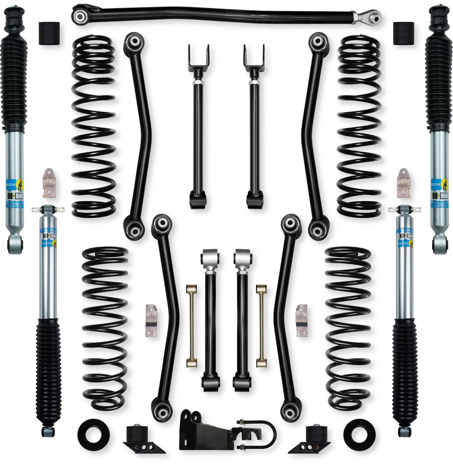 3.5 Inch Ultimate Adventure Suspension System for Jeep Wrangler JKU With Bilstein Shocks Rock Krawler