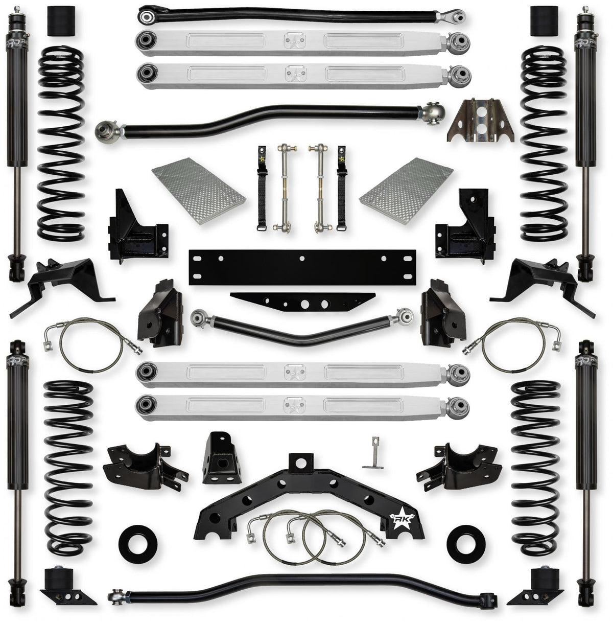 3.5 Inch X Factor X2 Pro Elite Long-Arm Suspension System for Jeep Wrangler JKU With IFP Shocks Rock Krawler