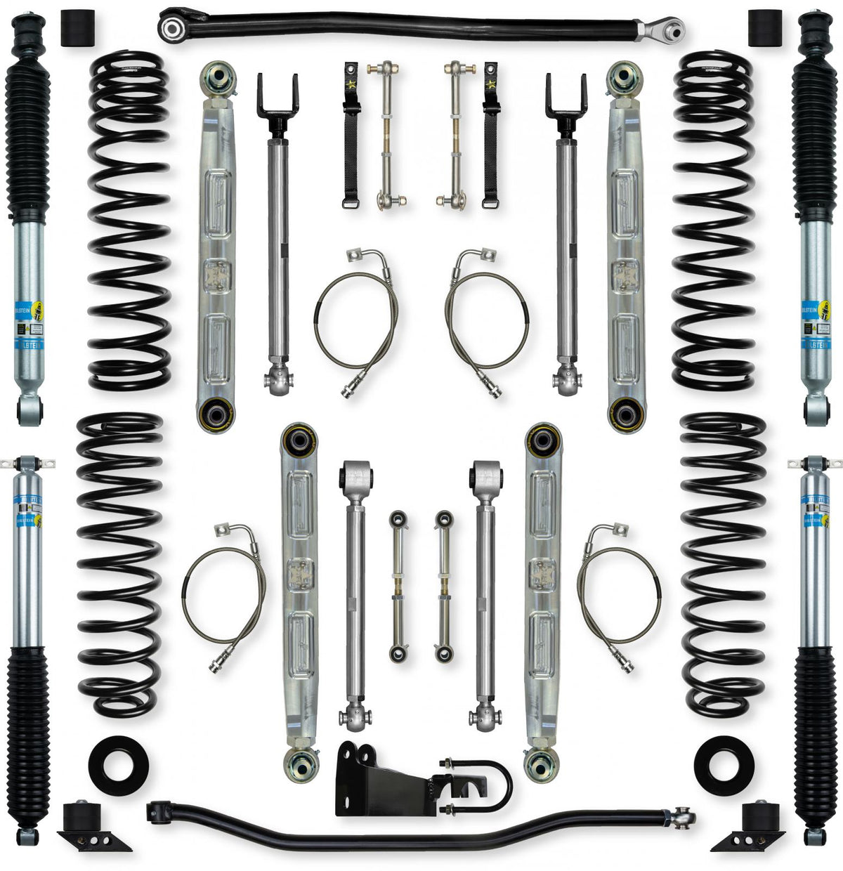 3.5 Inch X-Factor Pro Elite Suspension System for Jeep Wrangler JK With Bilstein Shocks Rock Krawler