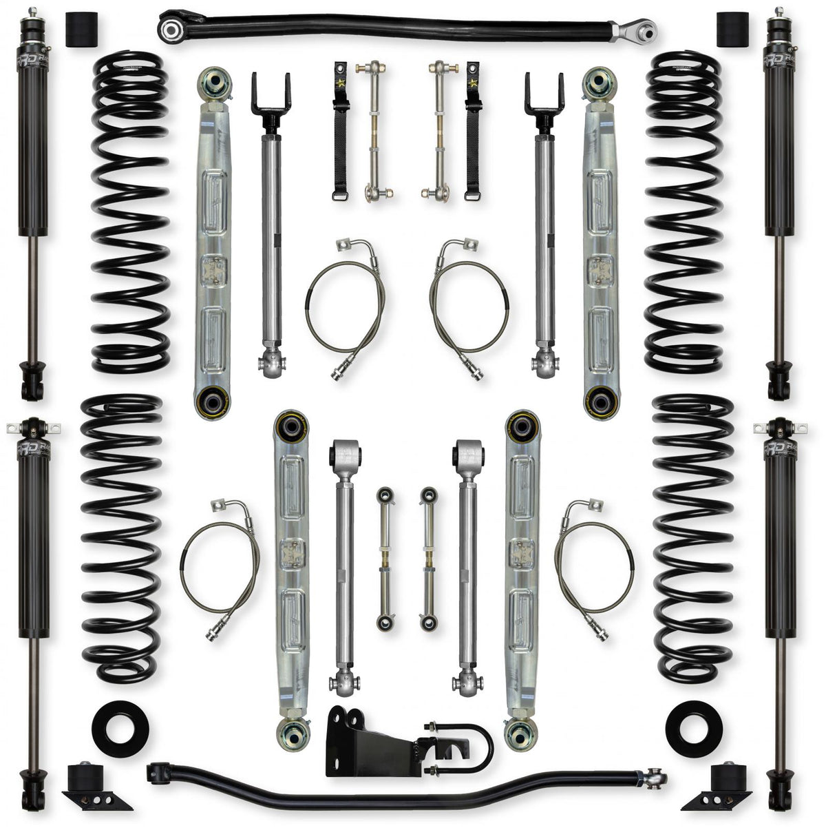 3.5 Inch X-Factor Pro Elite Suspension System for Jeep Wrangler JKU RRD IFP SHOCKS Rock Krawler