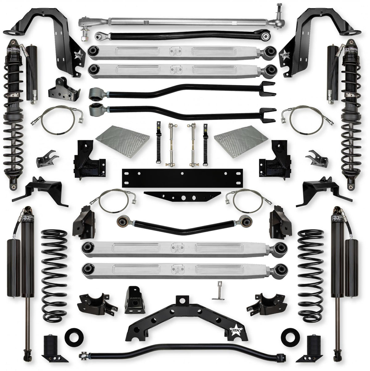 4.5 Inch Adventure X2 Pro Elite Long-Arm Suspension System For Jeep Wrangler JK Comp Stage 1 Rock Krawler