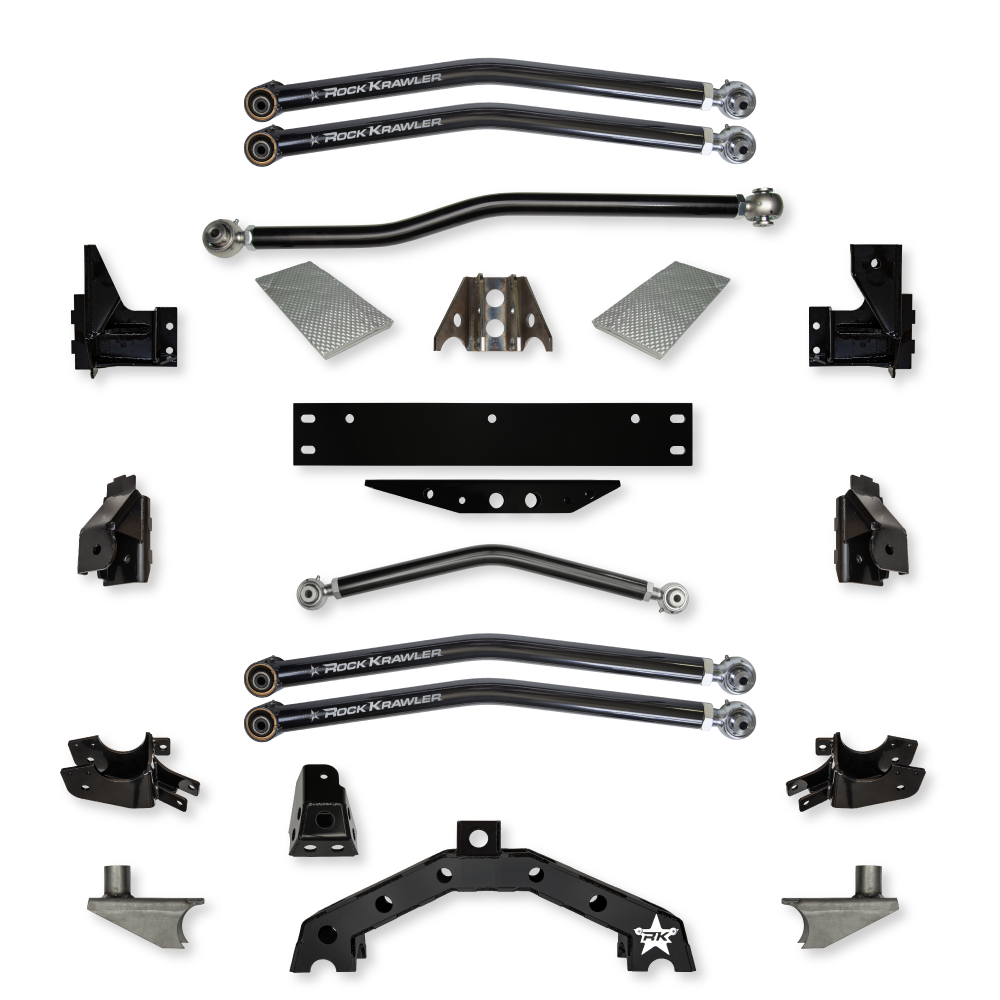 X-Factor X2 Long-Arm Upgrade w/ 6 Inch Rear Stretch For Jeep JK Rock Krawler