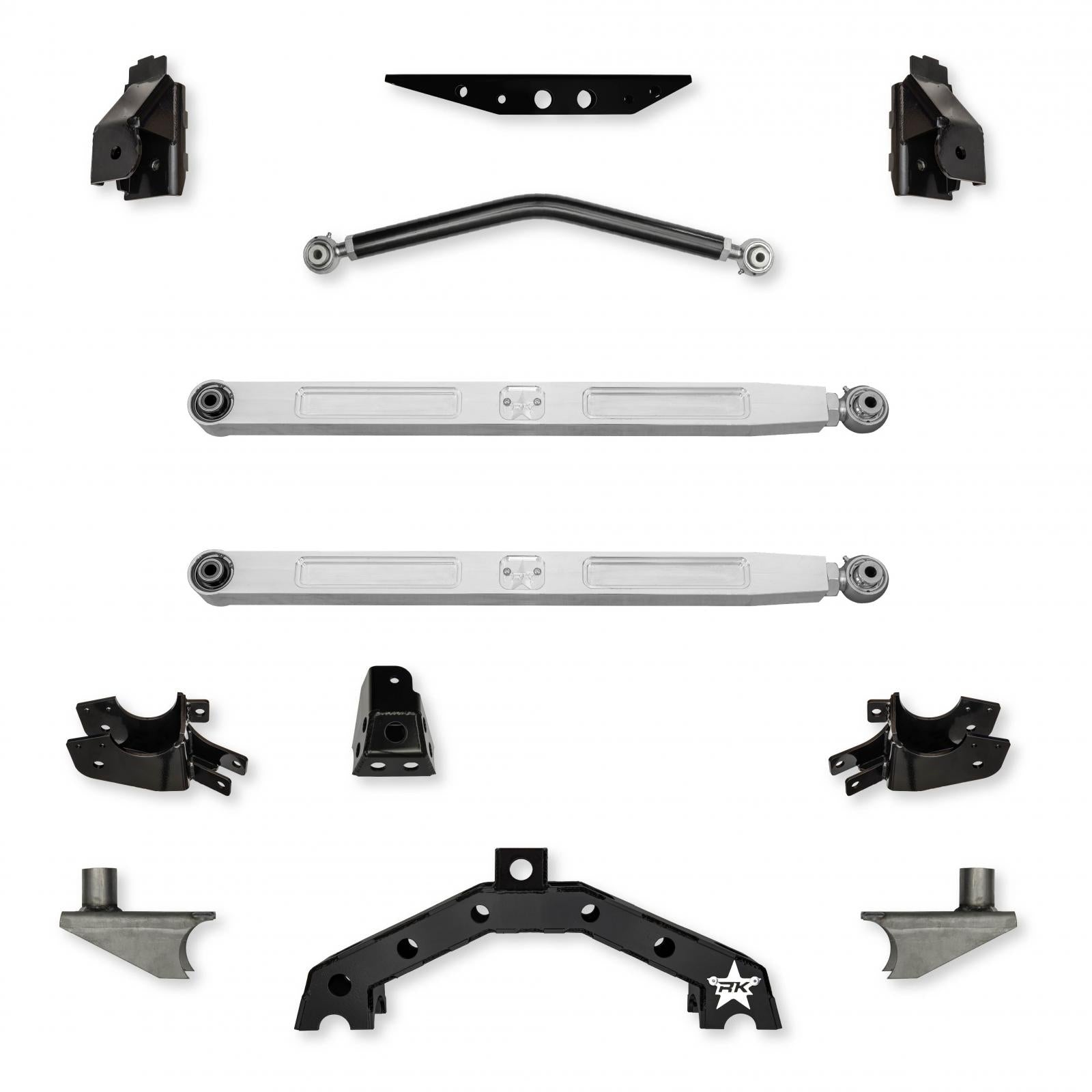 X-Factor X2 Pro Elite Rear Long-Arm w/ 6 Inch Rear Stretch Upgrade For Jeep Wrangler JK/JKU Rock Krawler