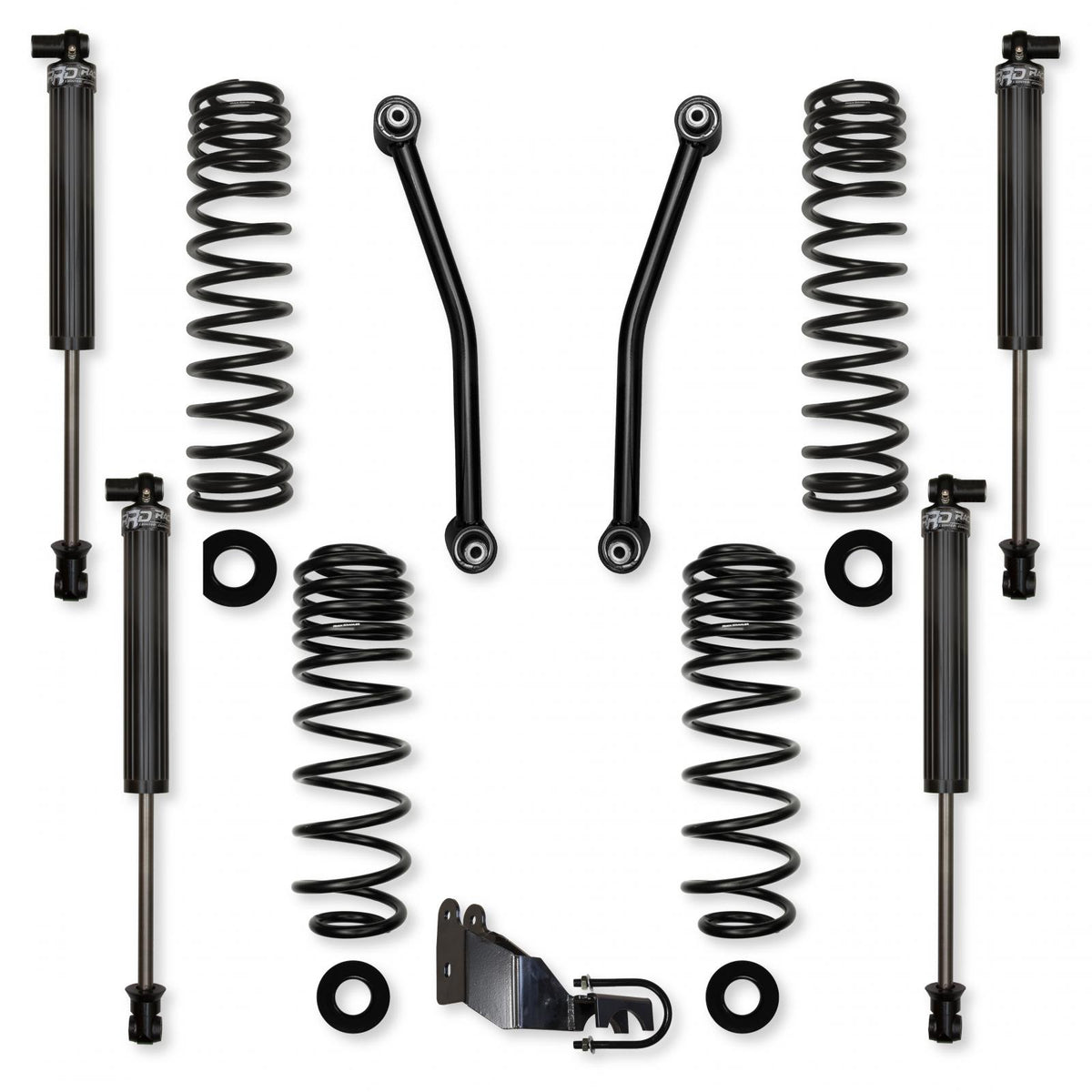 2.5 Inch Starter System for Jeep Wrangler JLU Diesel Models With IFP Shocks Rock Krawler