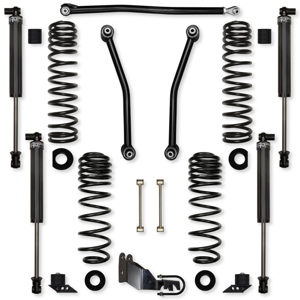 3.5 Inch Adventure Mid-Arm Suspension System for Jeep Wrangler JLU Diesel Models With IFP Shocks Rock Krawler