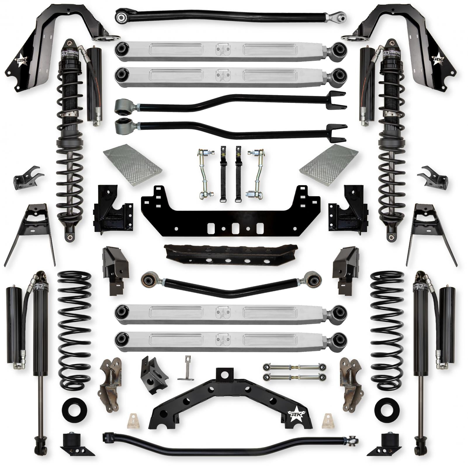 3.5 Inch Adventure X2 Pro Elite Coilover Long-Arm Suspension System for Jeep Wrangler JL Gas Models Comp Stage 1 Rock Krawler