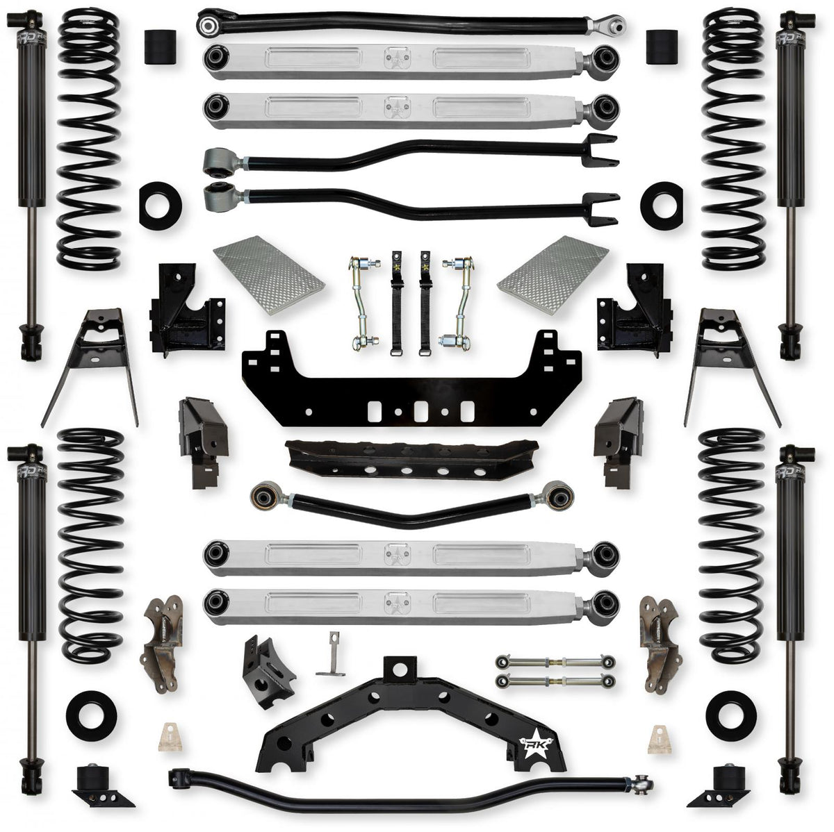 3.5 Inch Adventure X2 Pro Elite Long-Arm Suspension System for Jeep Wrangler JLU Gas Models With IFP Shocks Rock Krawler