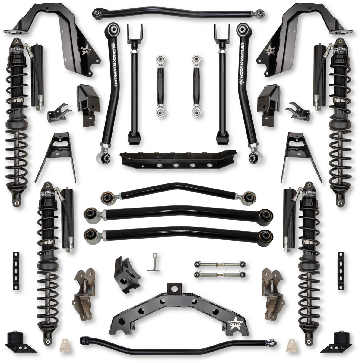 3.5 Inch T-REX Coilover Suspension System for Jeep Wrangler JLU 4XE Models Trail Runner System Stage 1 Rock Krawler