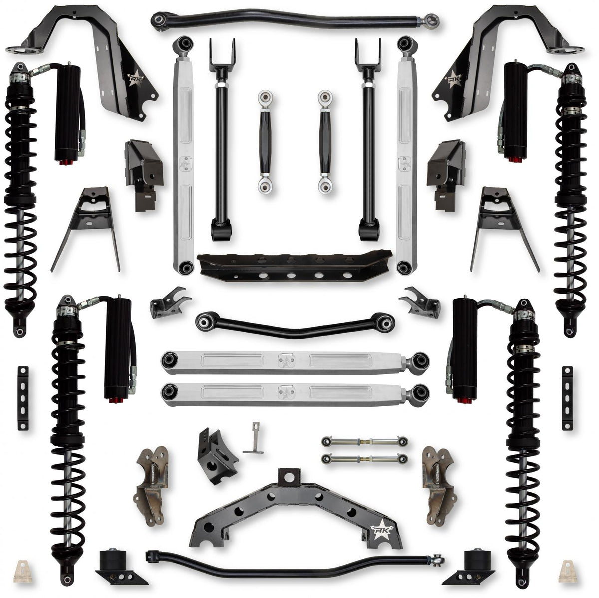 3.5 Inch T-REX Pro Elite Coilover No Limits Suspension System for Jeep Wrangler JL Gas Models Trail Runner System Stage 2 Rock Krawler
