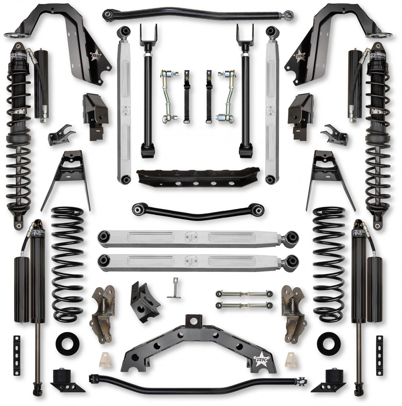3.5 Inch T-REX Pro Elite Coilover Suspension System for Jeep Wrangler JL Gas Models Comp Stage 1 Rock Krawler