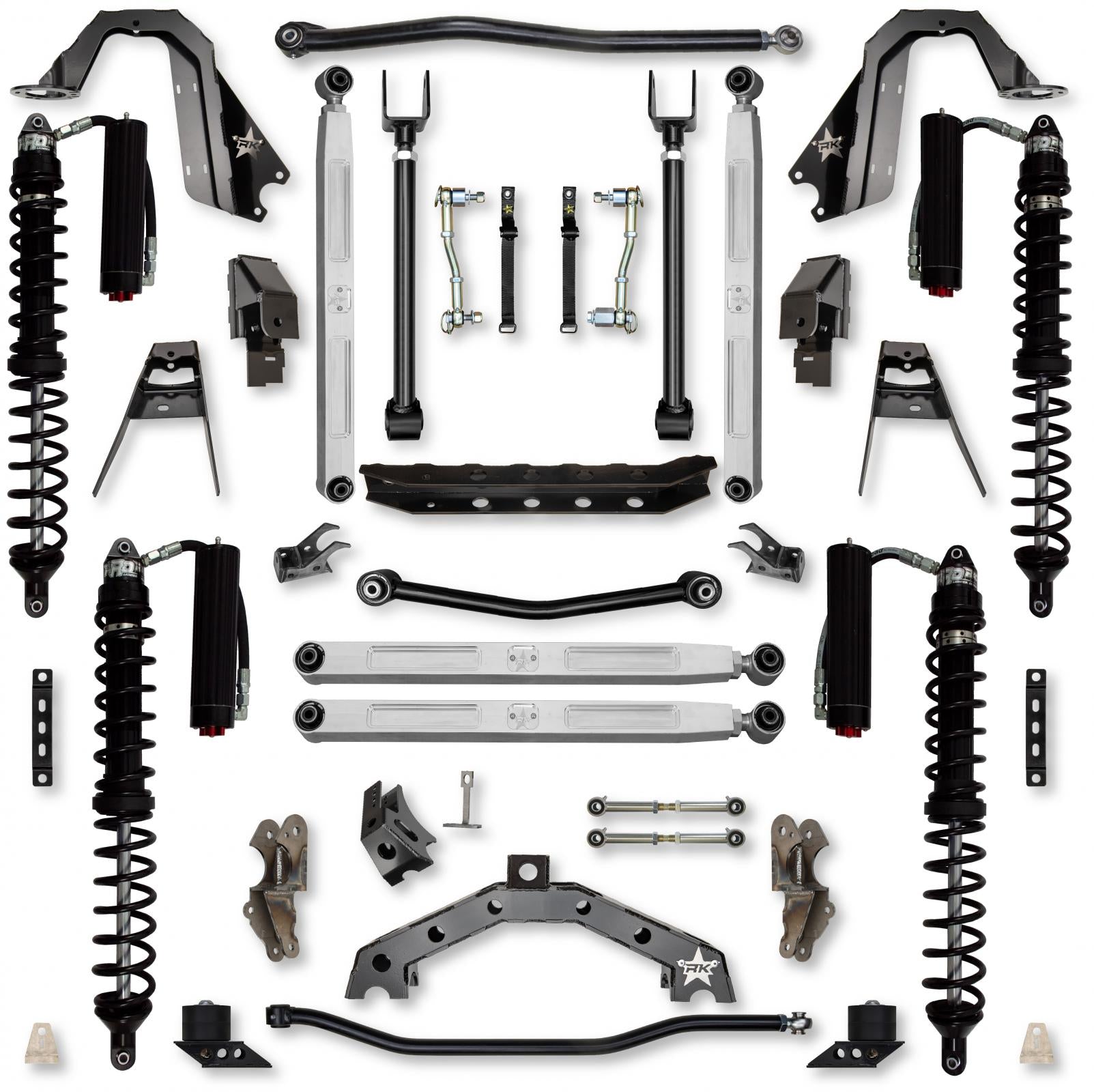3.5 Inch T-REX Pro Elite Coilover Suspension System for Jeep Wrangler JL Gas Models Trail Runner System Stage 2 Rock Krawler