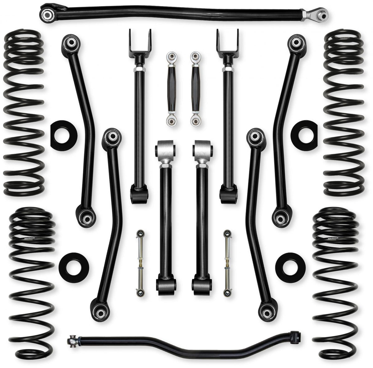 3.5 Inch Ultimate Adventure No Limits Mid-Arm Suspension System for Jeep Wrangler JLU 392 Models With No Shocks Rock Krawler