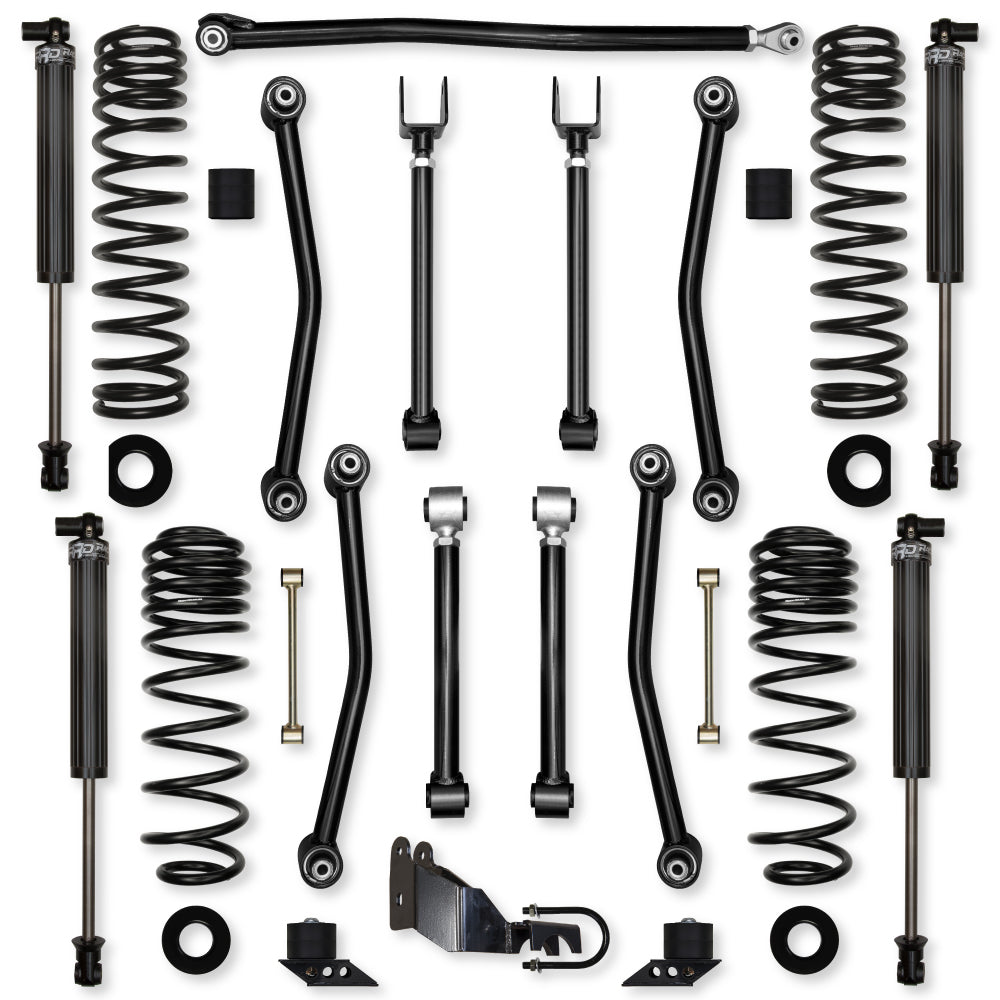 3.5 Inch Ultimate Adventure Mid-Arm Suspension System for Jeep Wrangler JLU Diesel Models With IFP Shocks Rock Krawler