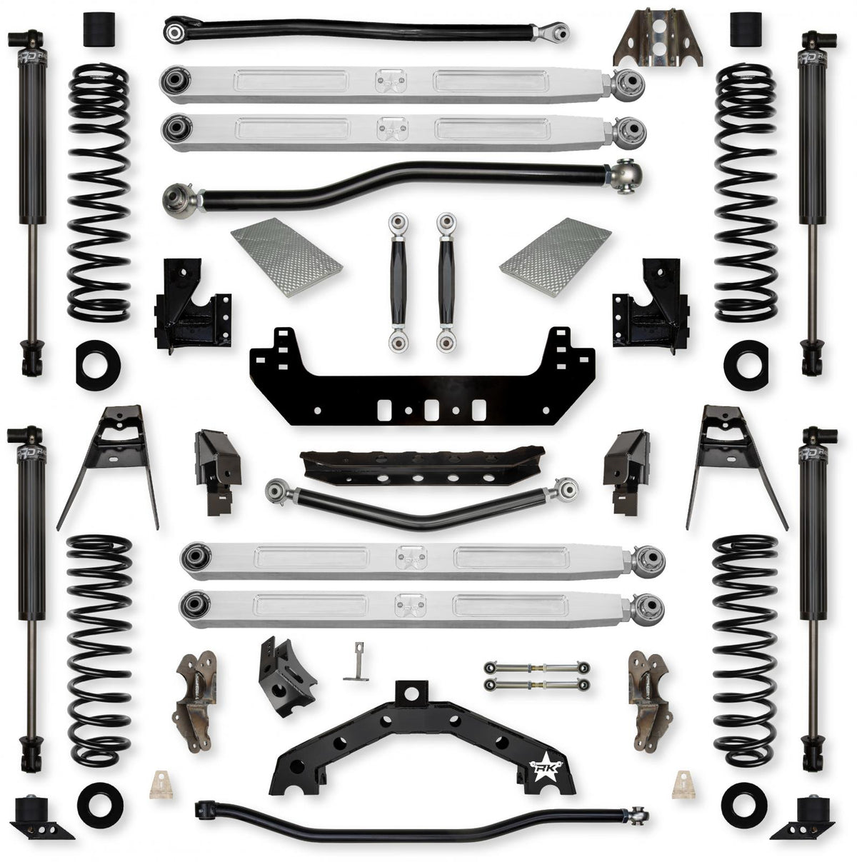 3.5 Inch X-Factor X2 Pro Elite No Limits Long-Arm Suspension System for Jeep Wrangler JL Gas Models With IFP Shocks Rock Krawler