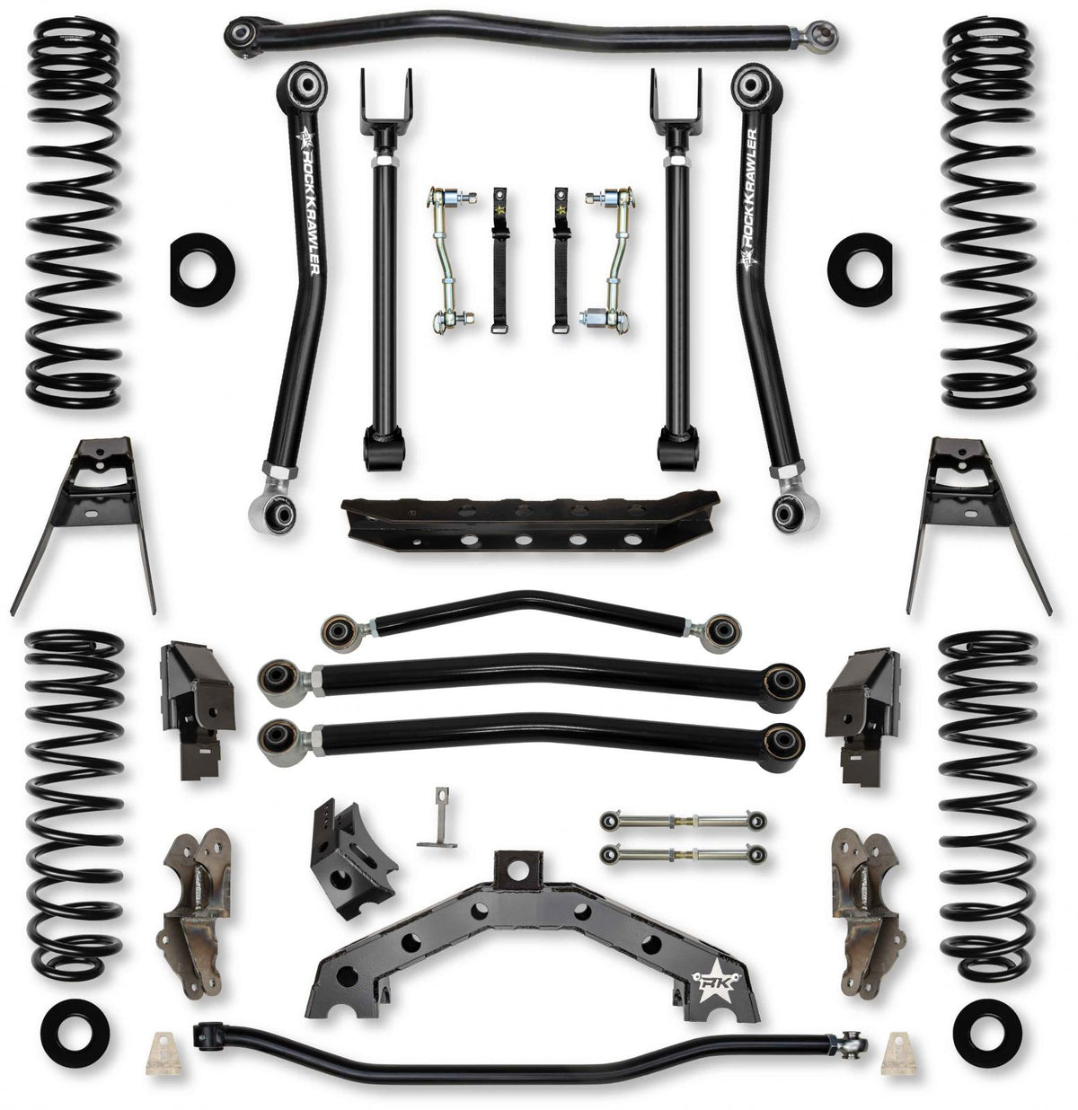 4.5 Inch T-REX Suspension System for Jeep Wrangler JL Gas Models With No Shocks Rock Krawler
