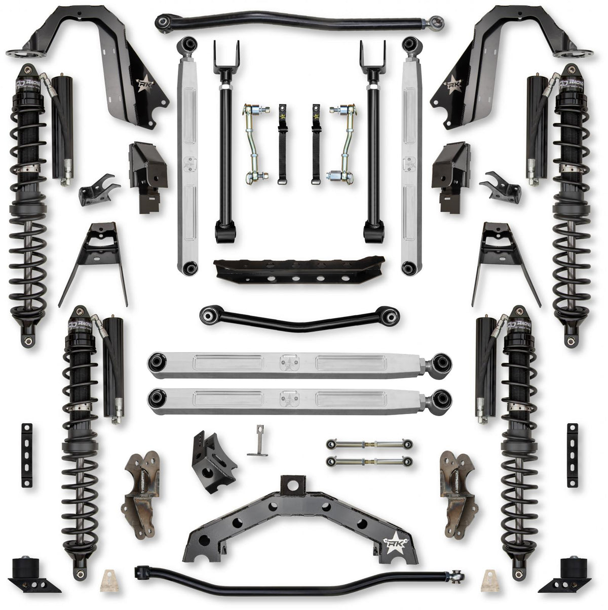 4.5 Inch T-REX Pro Elite Coilover Suspension System for Jeep Wrangler JL Gas Models Trail Runner System Stage 1 Rock Krawler