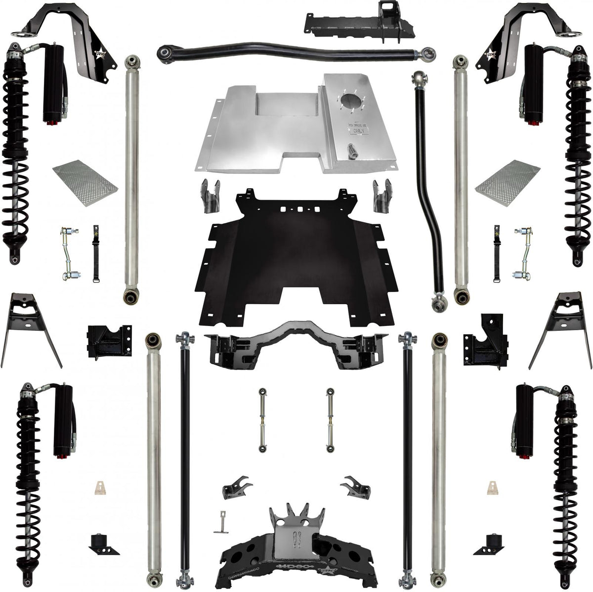 4.5 Inch Rockzilla Coilover Long-Arm Suspension for Jeep Wrangler JLU Rock Krawler