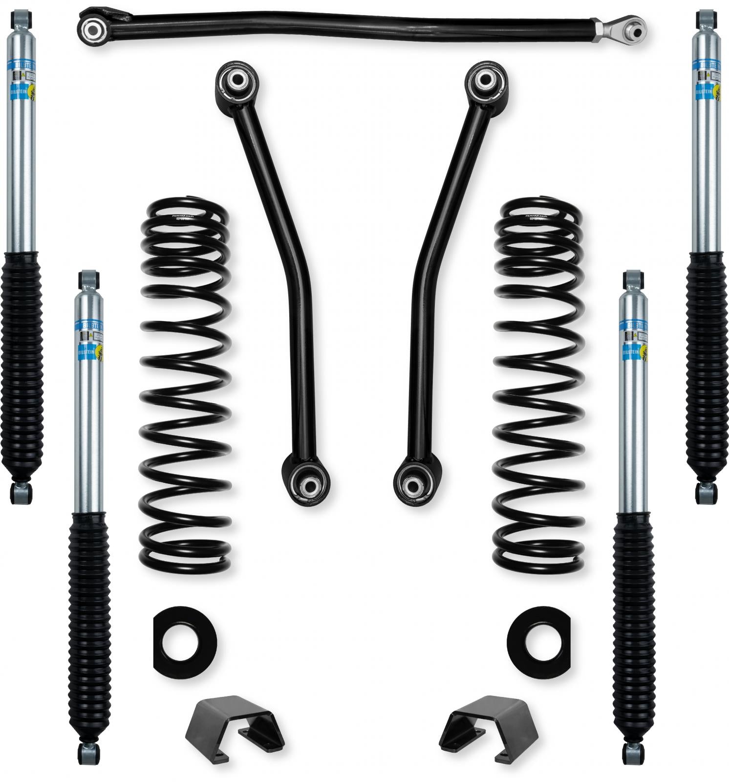 1.5 Inch Adventure Mid-Arm Suspension System for Jeep Gladiator JT Gas Models With Bilstein Shocks Rock Krawler