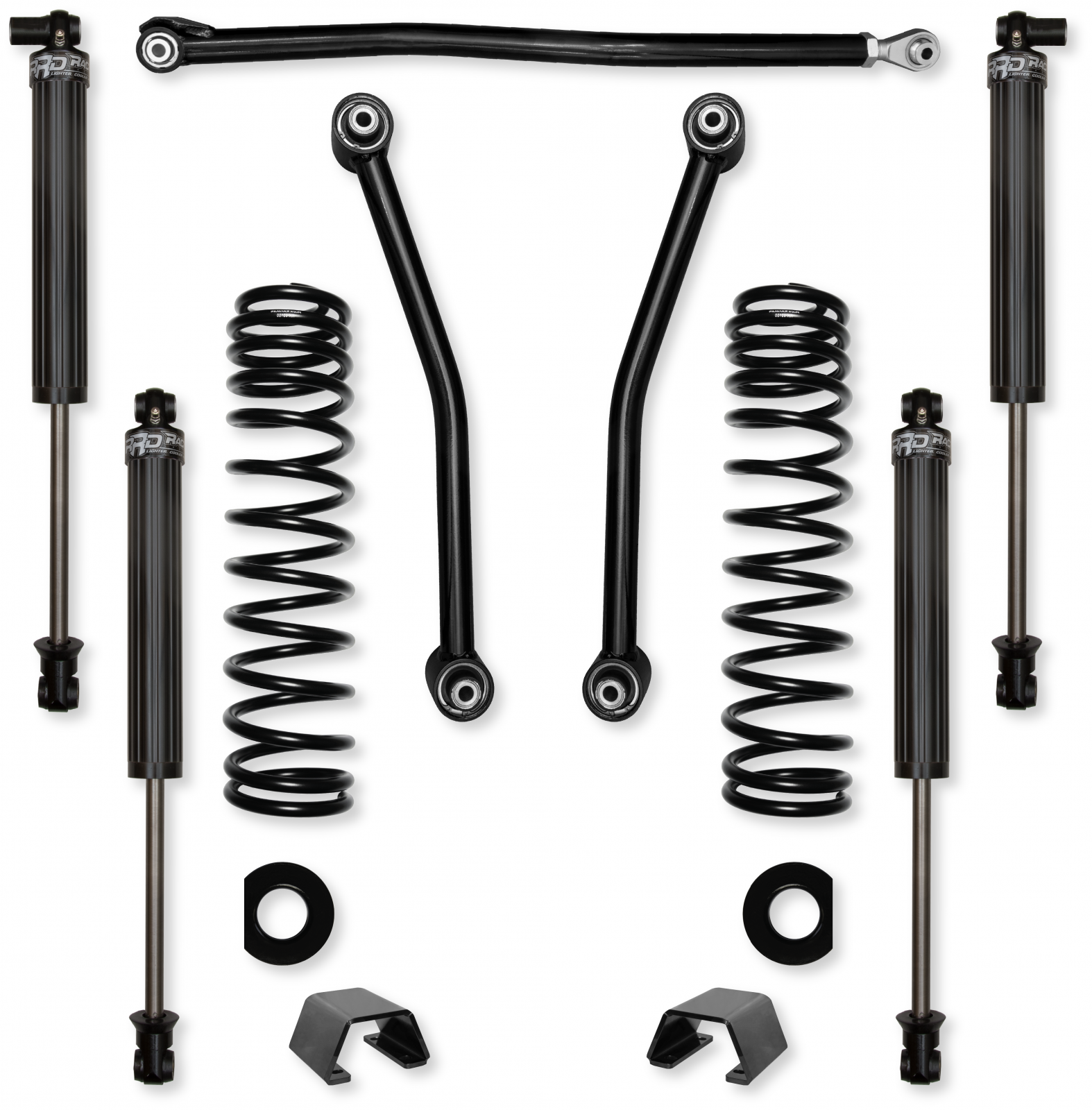 1.5 Inch Adventure Mid-Arm Suspension System for Jeep Gladiator JT Gas Models With RRD Shocks Rock Krawler