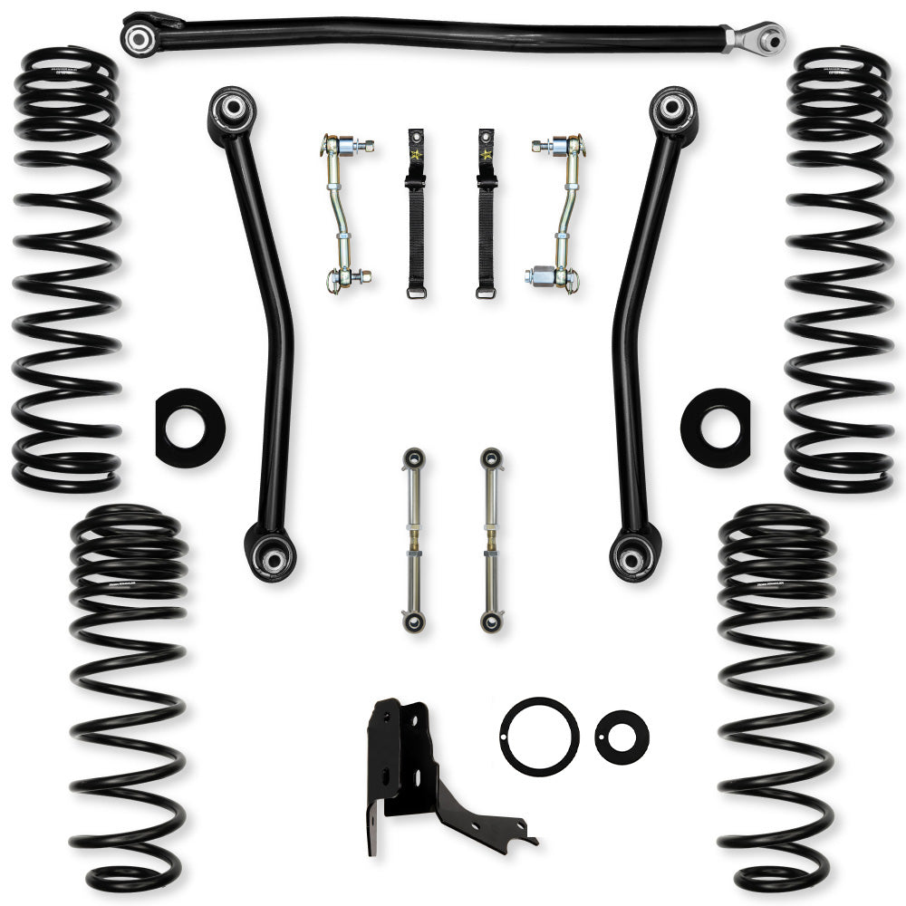 2.0 Inch Adventure Mid-Arm Suspension System for Jeep Gladiator JT Diesel Models With No Shocks Rock Krawler
