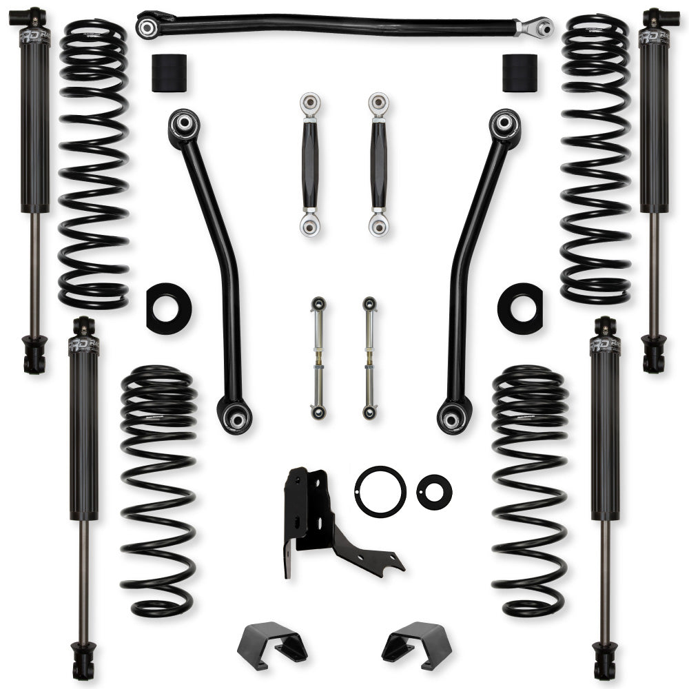 2.0 Inch Adventure No Limits Mid-Arm Suspension System for Jeep Gladiator JT Diesel Models With IFP Shocks Rock Krawler