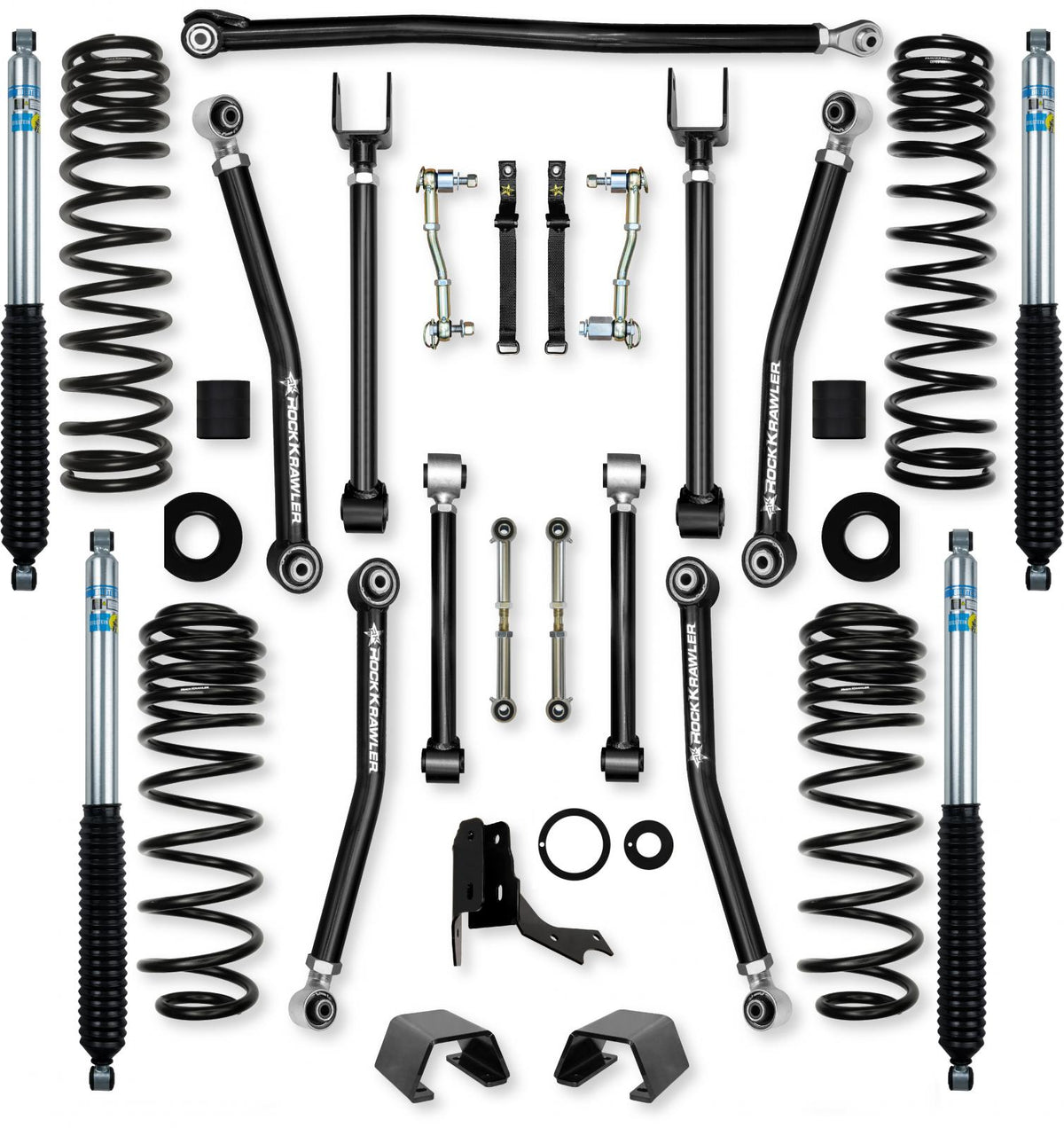 2.0 Inch Adventure X Mid-Arm Suspension System for Jeep Gladiator JT Gas Models With Bilstein Shocks Rock Krawler