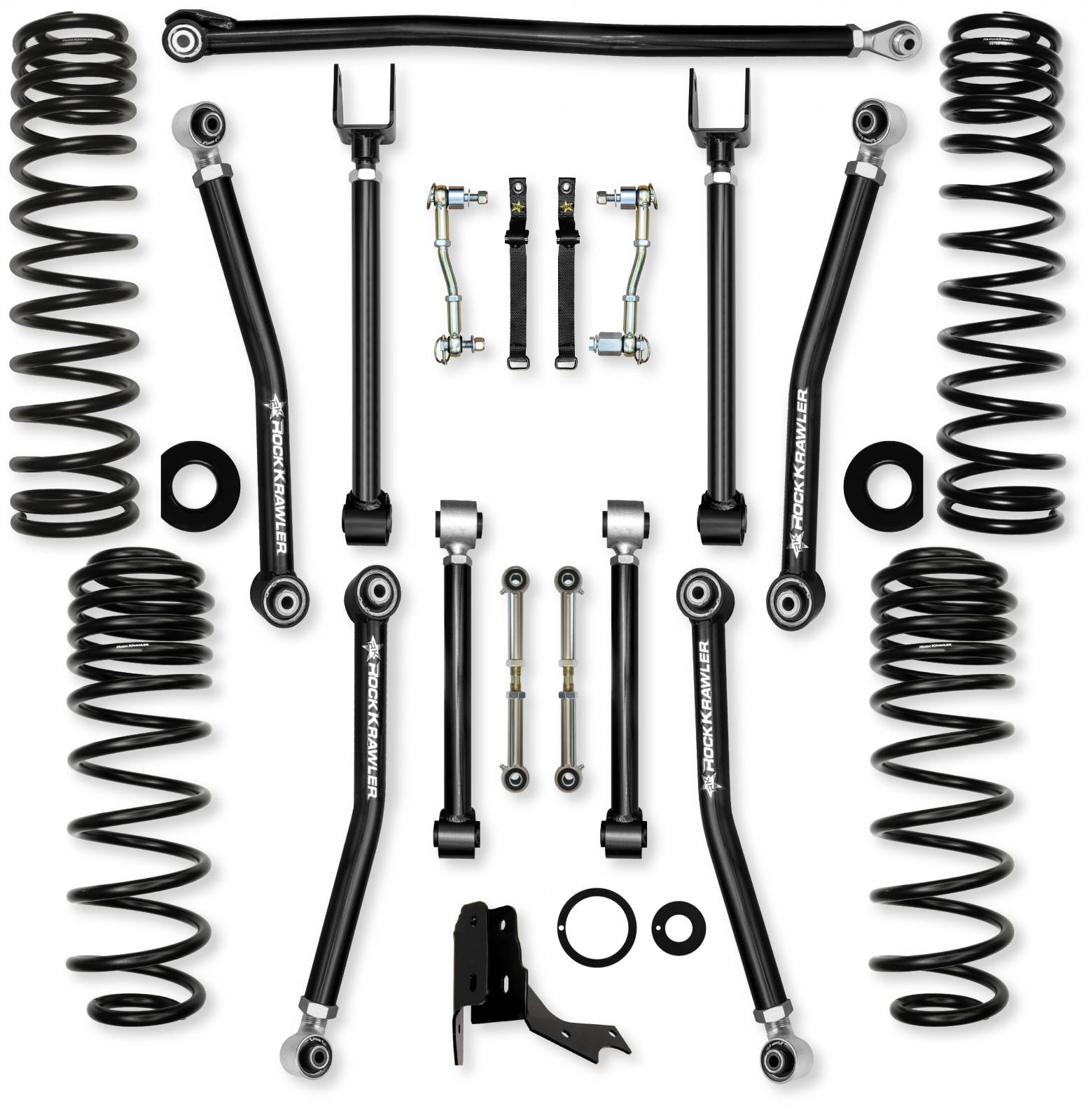 2.0 Inch Adventure X Mid-Arm Suspension System for Jeep Gladiator JT Diesel Models With No Shocks Rock Krawler