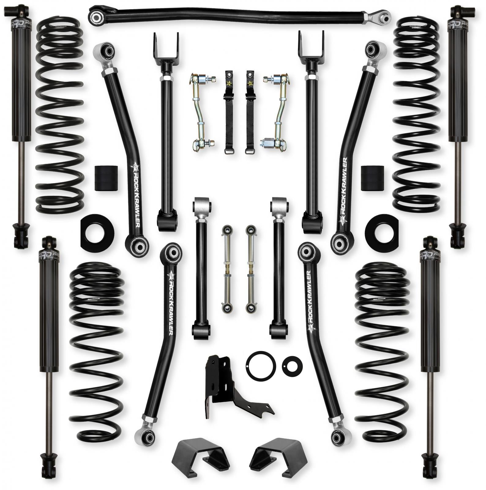 2.0 Inch Adventure X Mid-Arm Suspension System for Jeep Gladiator JT Diesel Models With IFP Shocks Rock Krawler