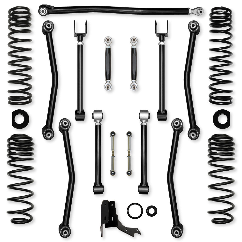 2.0 Inch Ultimate Adventure No Limits Mid-Arm Suspension System for Jeep Gladiator JT Diesel Models With No Shocks Rock Krawler
