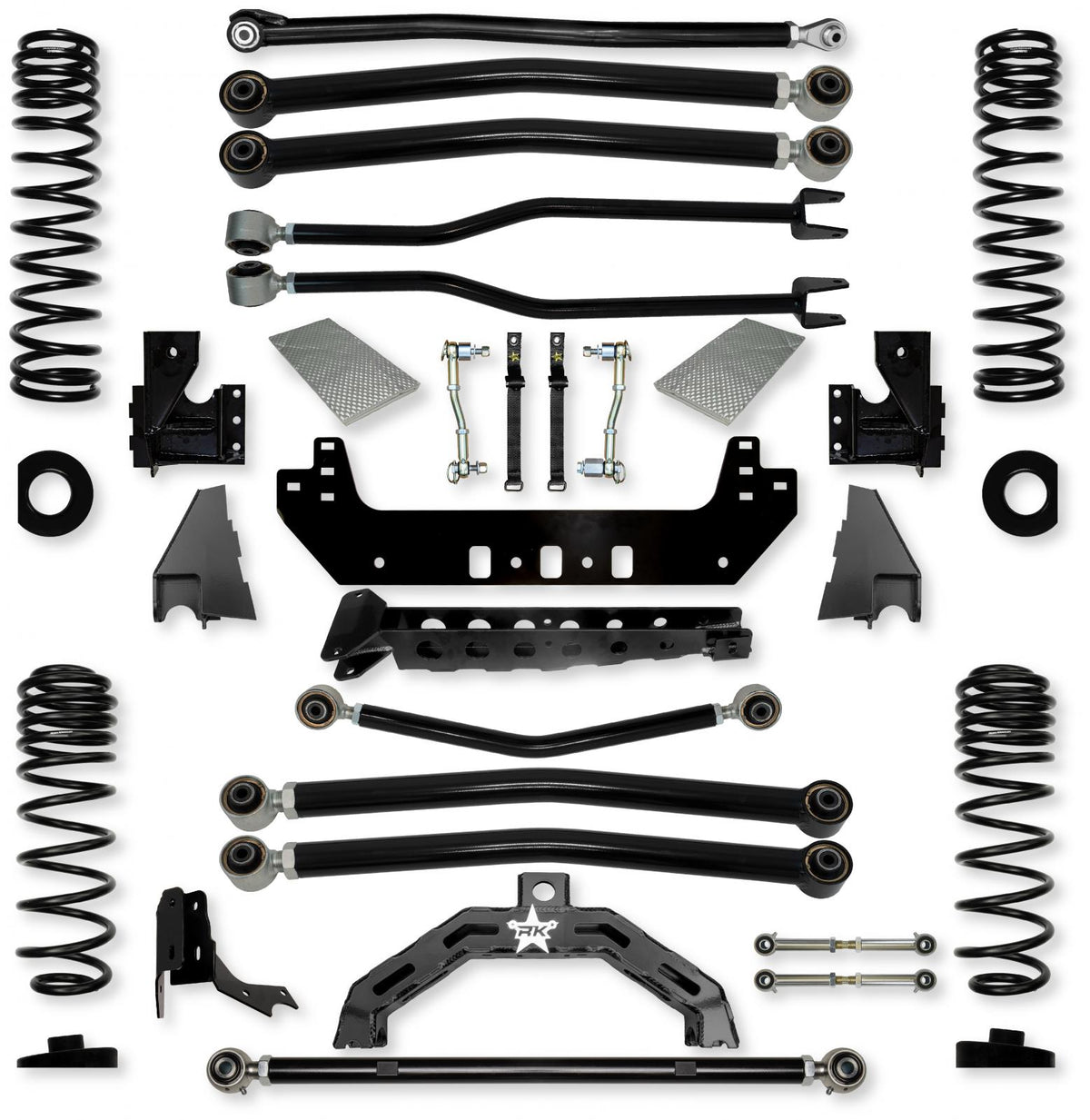 Jeep Gladiator JT 3.0 Inch Adventure X2 Diesel Long-Arm System Switch to the Catalog V3 product management experience With No Shocks Rock Krawler