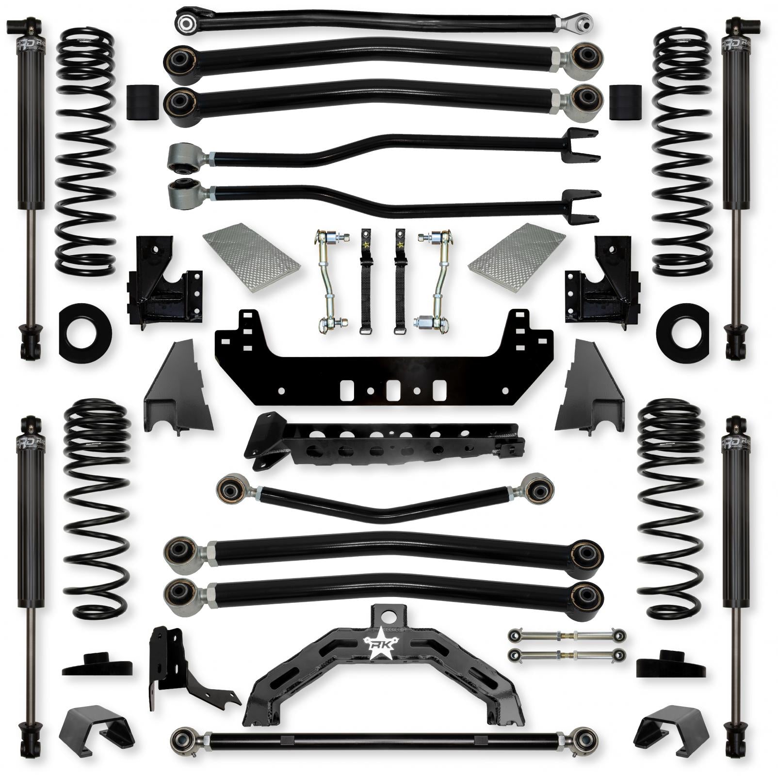 Jeep Gladiator JT 3.0 Inch Adventure X2 Diesel Long-Arm System Switch to the Catalog V3 product management experience With IFP Shocks Rock Krawler