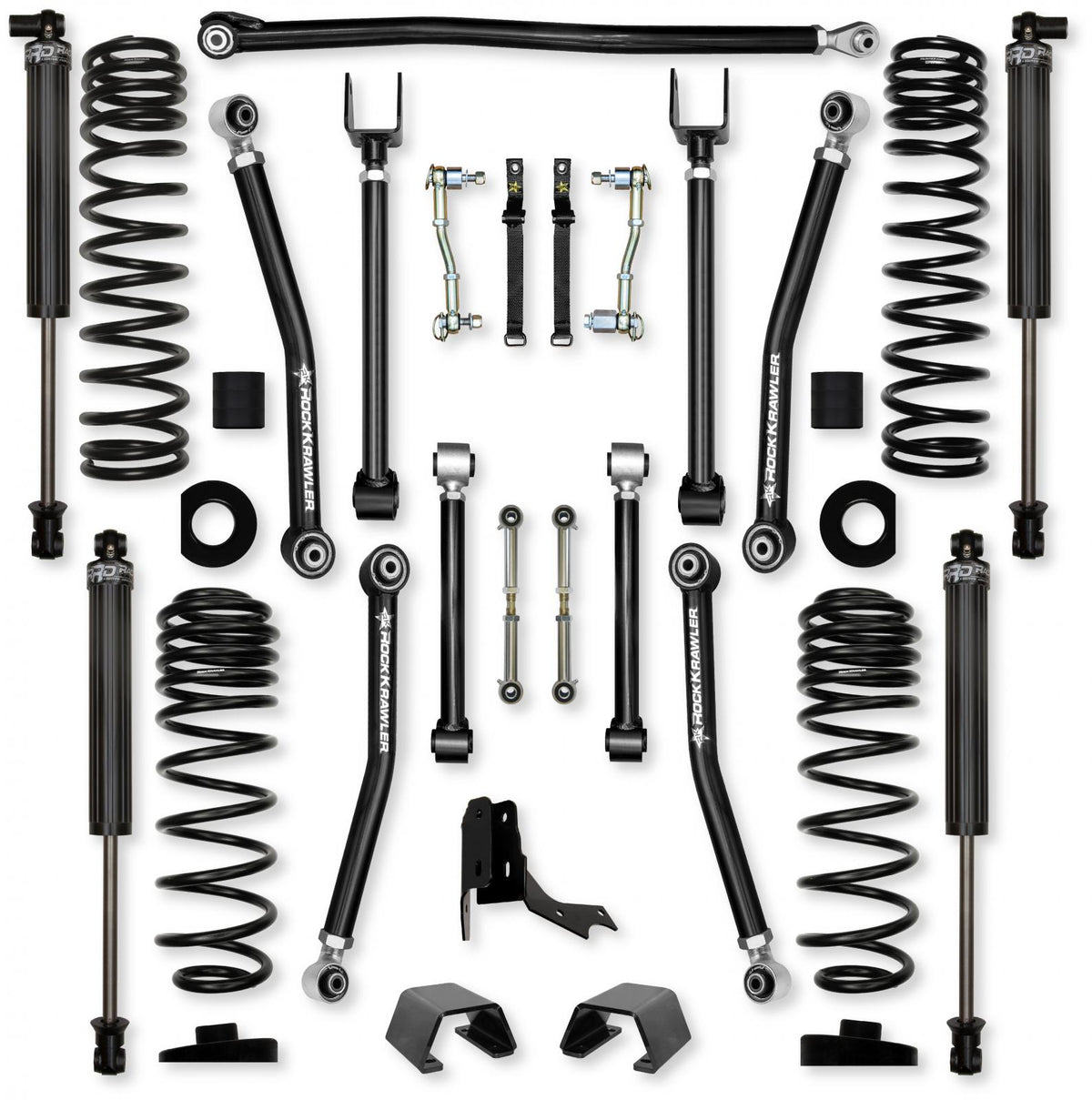 3.0 Inch Adventure X Mid-Arm System for Jeep Gladiator JT Diesel Models With IFP Shocks Rock Krawler