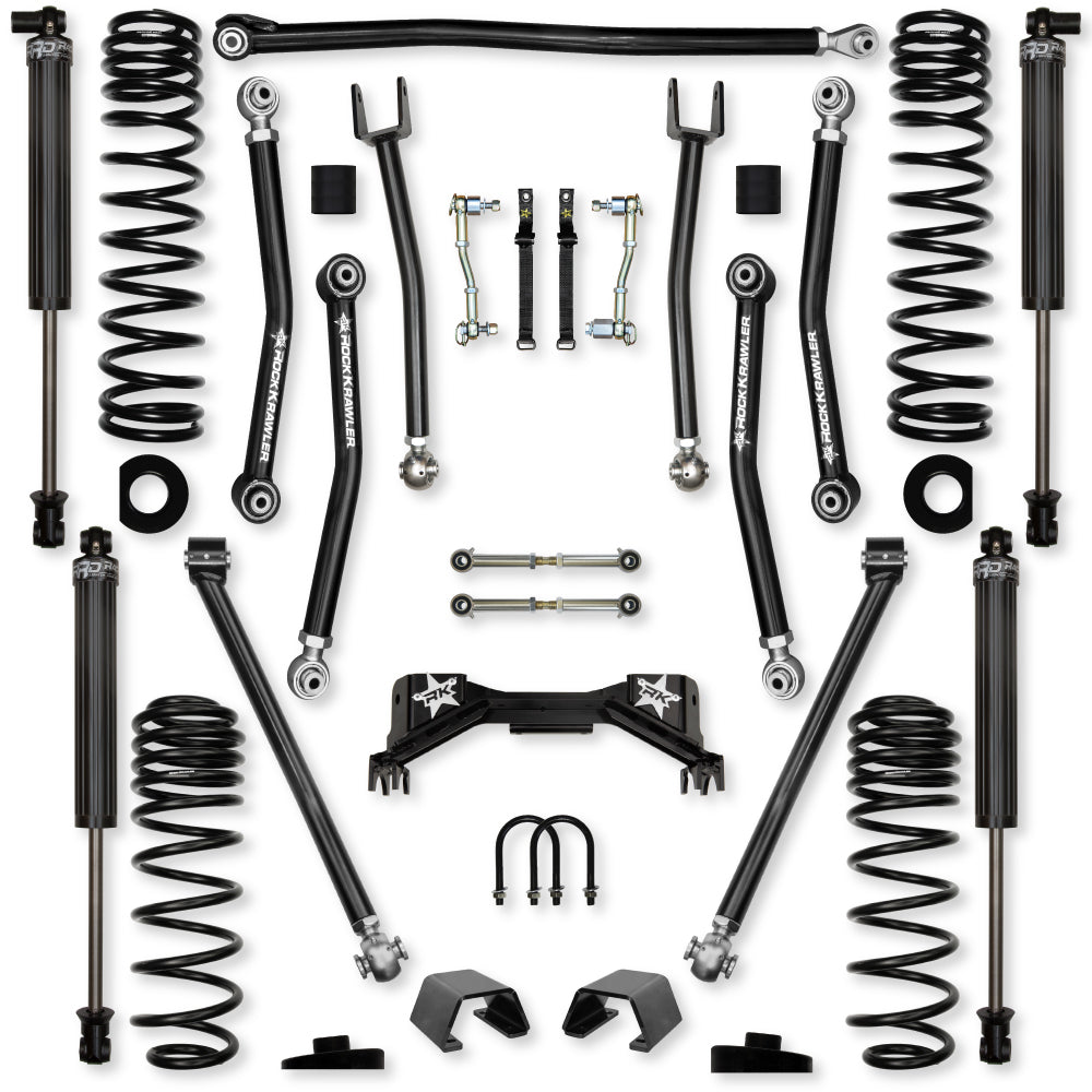 3.0 Inch Pro X Mid-Arm System for Jeep Gladiator JT Gas Models With IFP Shocks Rock Krawler