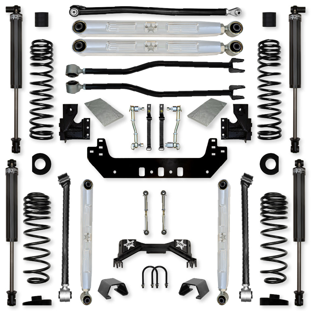 3.0 Inch Silverback Pro Elite Long-Arm Suspension System for Jeep Gladiator Gas Models With IFP Shocks Rock Krawler