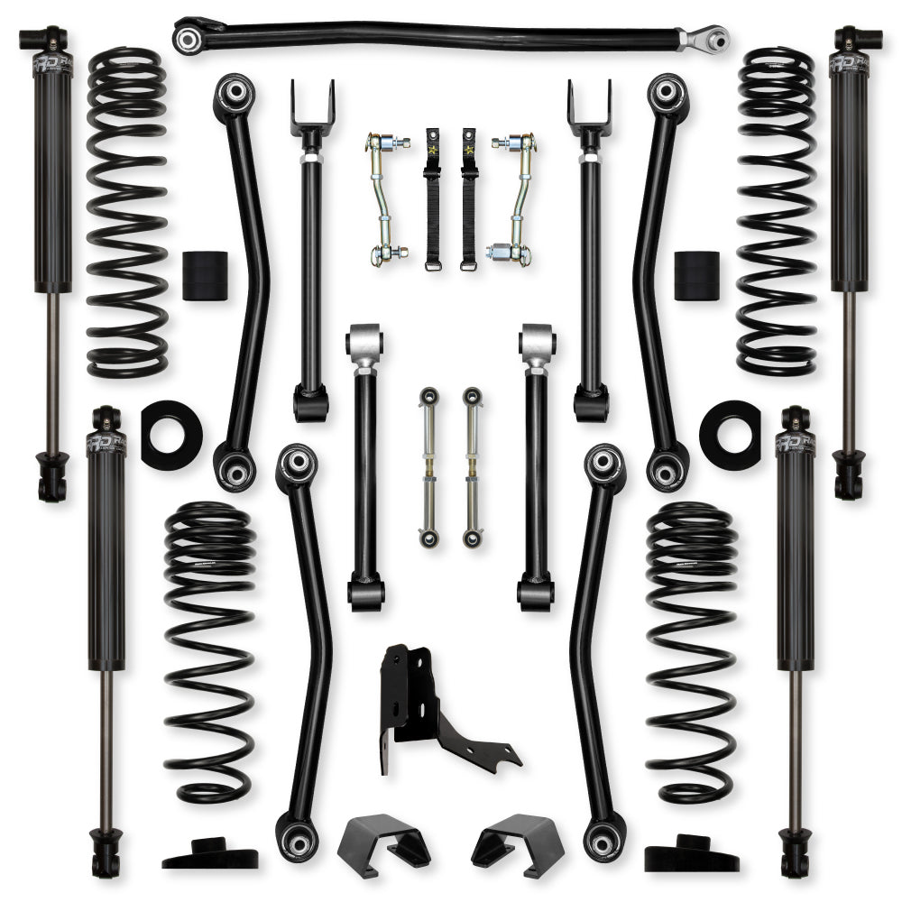 3.0 Inch Ultimate Adventure Mid-Arm Suspension System for Jeep Gladiator JT Diesel Models With IFP Shocks Rock Krawler