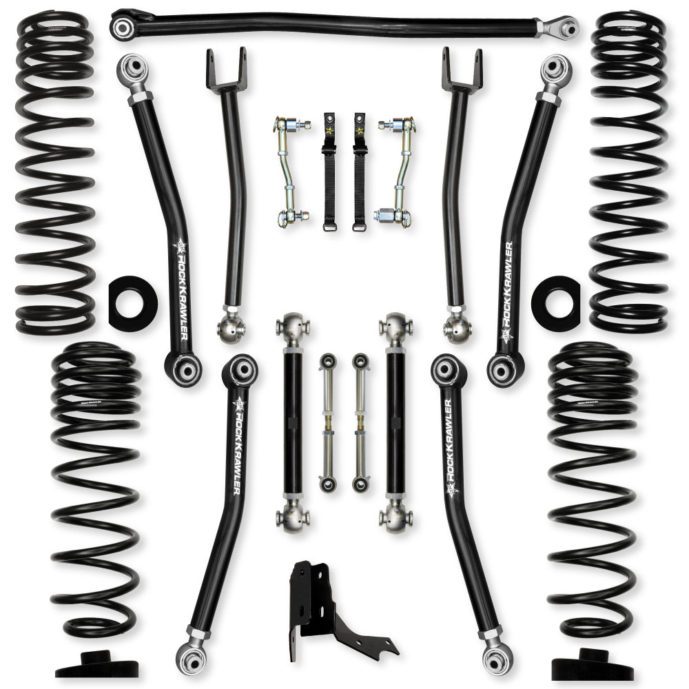 3.0 Inch X-Factor Mid-Arm Suspension System for Jeep Gladiator JT Diesel Models With No Shocks Rock Krawler