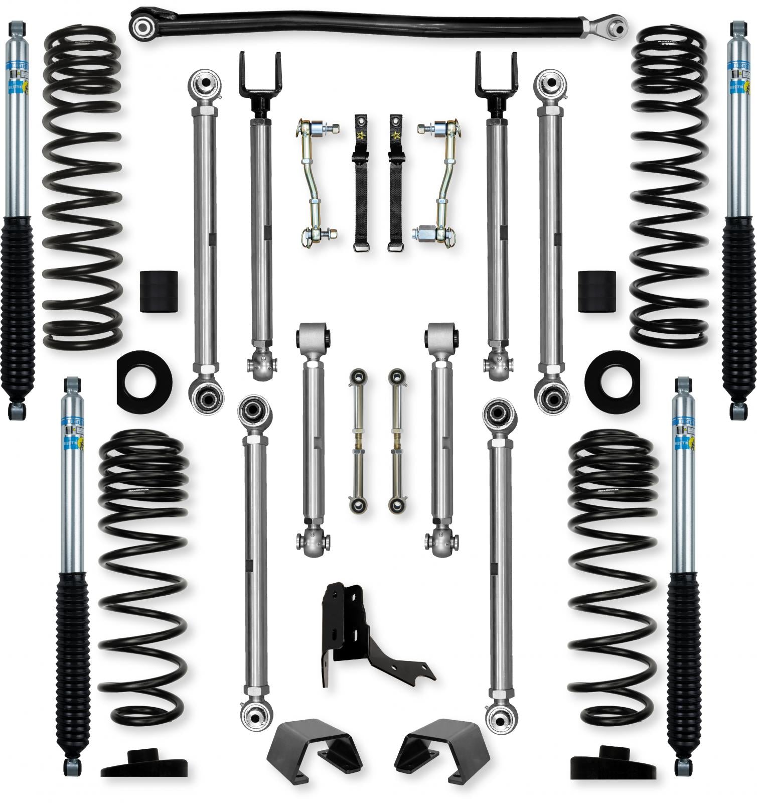 3.0 Inch X-Factor PRO Mid-Arm Suspension System for Jeep Gladiator JT Gas Models With Bilstein Shocks Rock Krawler