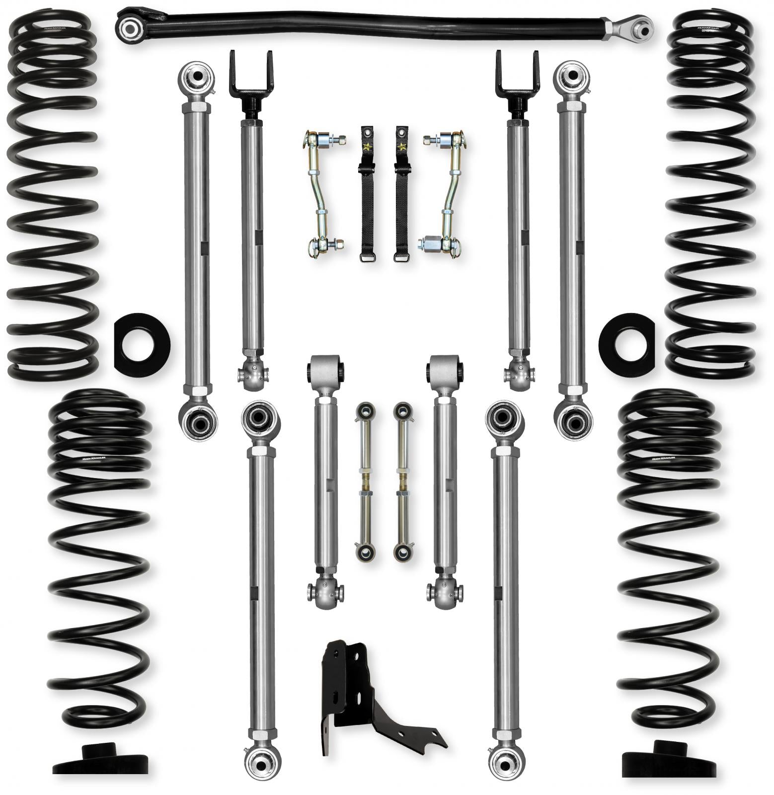 3.0 Inch X-Factor PRO Mid-Arm Suspension System for Jeep Gladiator JT Diesel Models With No Shocks Rock Krawler