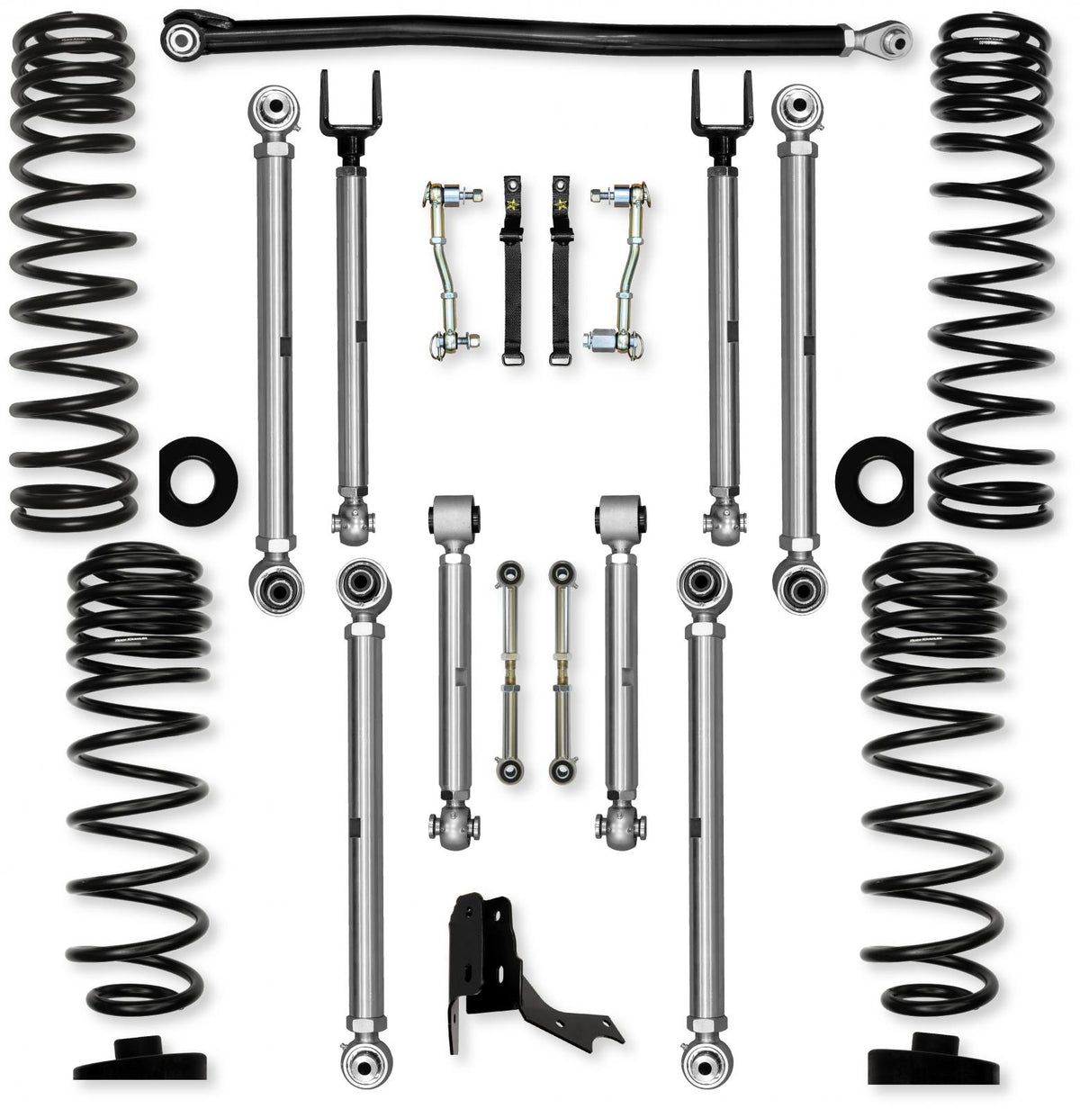 3.0 Inch X-Factor PRO Mid-Arm Suspension System for Jeep Gladiator JT Gas Models With No Shocks Rock Krawler