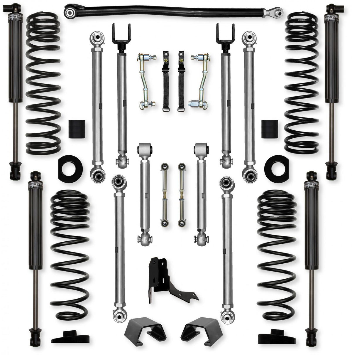3.0 Inch X-Factor PRO Mid-Arm Suspension System for Jeep Gladiator JT Gas Models With IFP Shocks Rock Krawler