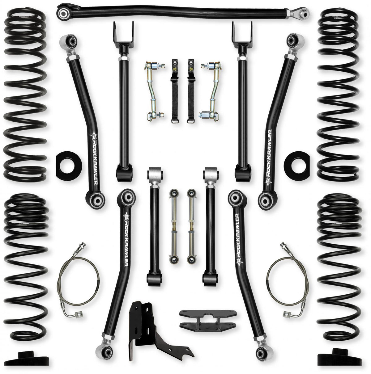 4.5 Inch Adventure X Mid-Arm Suspension System for Jeep Gladiator JT Diesel Models With No Shocks Rock Krawler