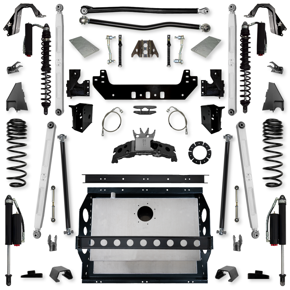 4.5 Inch Rockzilla Lite Coilover Long-Arm Suspension for Jeep Gladiator JT Rock Krawler