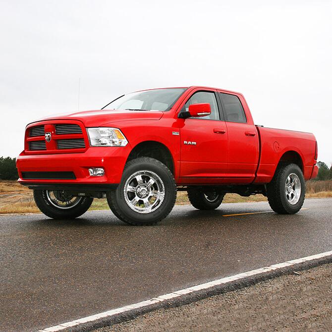 4 Inch Lift Kit 2009-2011 Dodge Ram 1500 4WD with Superlift Shocks Superlift