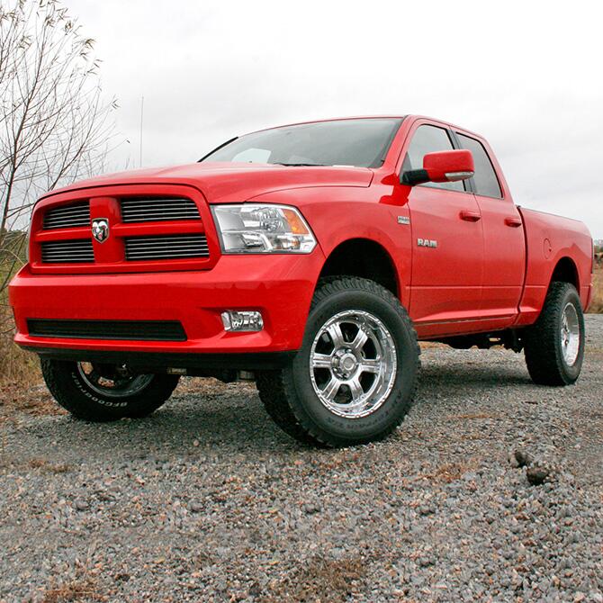 4 Inch Lift Kit 2009-2011 Dodge Ram 1500 4WD with Superlift Shocks Superlift