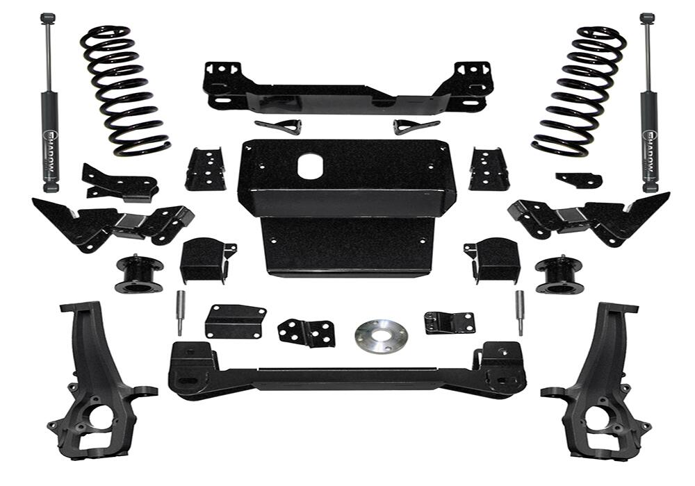 4 Inch Lift Kit 2009-2011 Dodge Ram 1500 4WD with Superlift Shocks Superlift