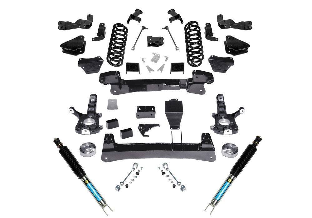 6 Inch Lift Kit 2000-2006 Chevy Suburban, Tahoe and GMC Yukon 4WD Knuckle Kit with Bilstein Shocks Superlift