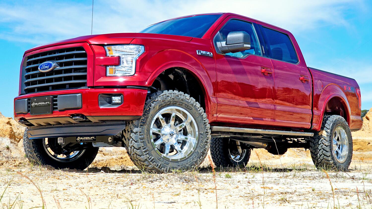 4.5 Inch Lift Kit 2015-2020 Ford F-150 4WD with Bilstein Rear Shocks Superlift