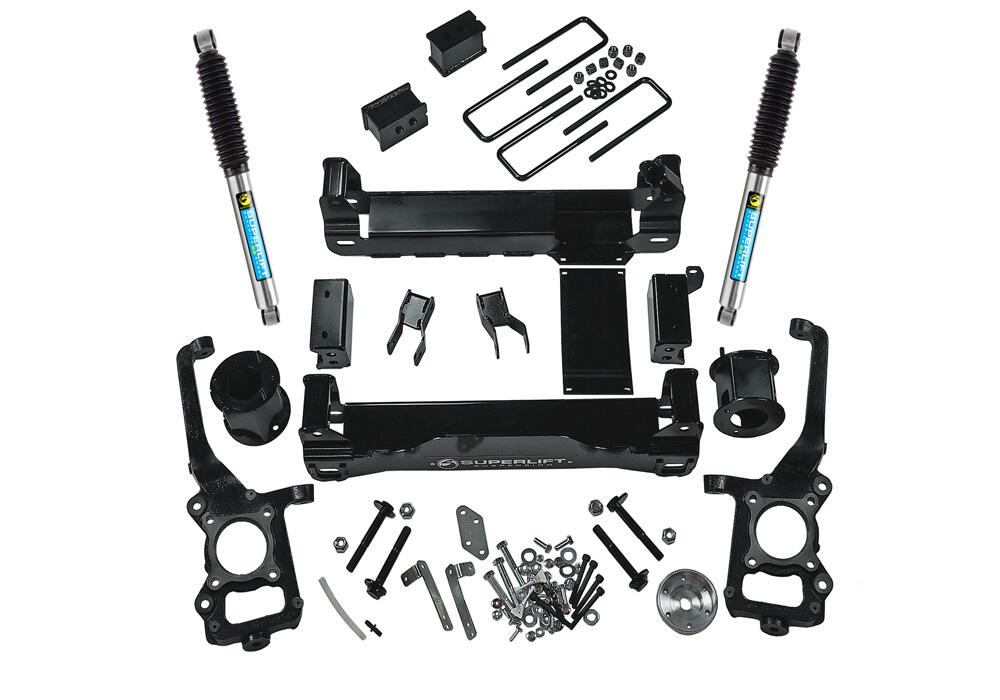 4.5 Inch Lift Kit 2015-2020 Ford F-150 4WD with Bilstein Rear Shocks Superlift