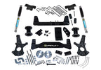 6.5 Inch Lift Kit 2014-2016 Chevy Silverado and GMC Sierra 1500 4WD with Cast Steel Control Arms with Bilstein Rear Shocks Superlift